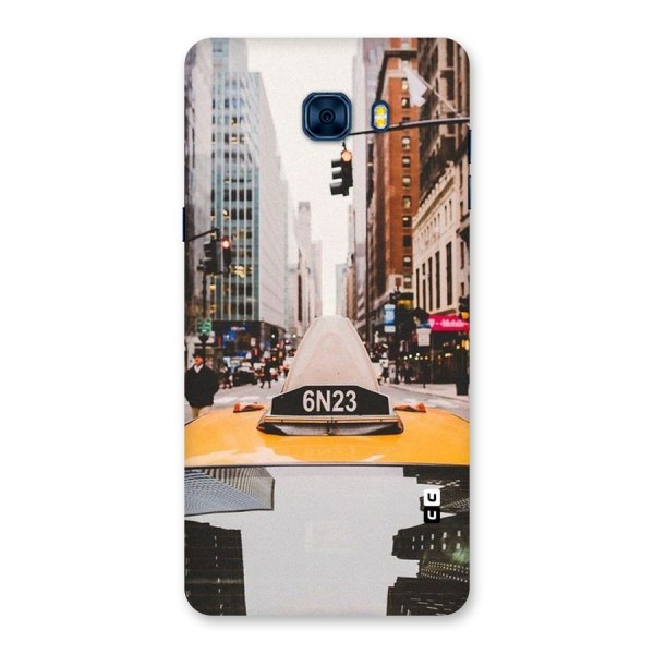 City Taxi Back Case for Galaxy C7 Pro