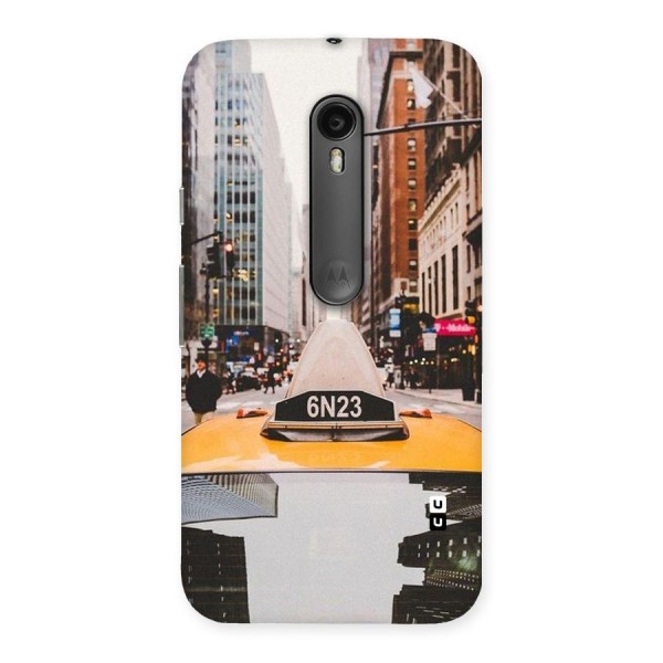 City Taxi Back Case for Moto G3