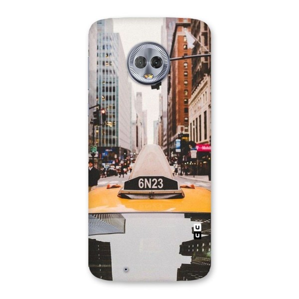 City Taxi Back Case for Moto G6