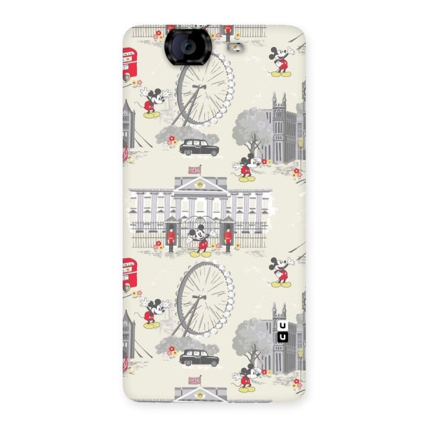 City Tour Pattern Back Case for Canvas Knight A350