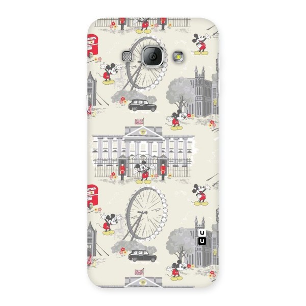 City Tour Pattern Back Case for Galaxy A8