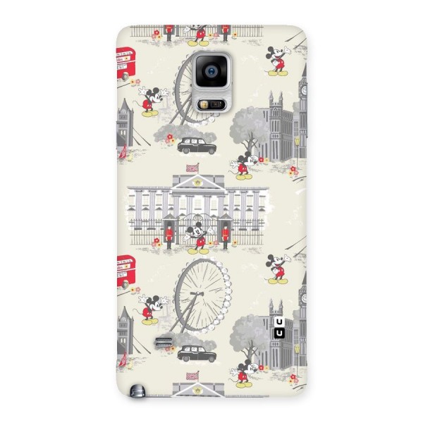 City Tour Pattern Back Case for Galaxy Note 4