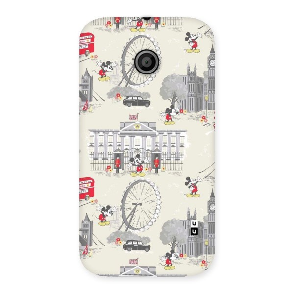 City Tour Pattern Back Case for Moto E