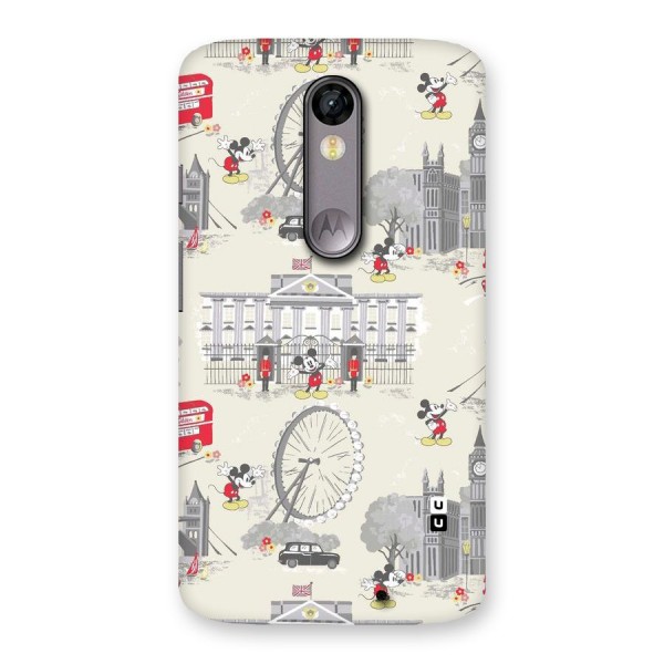 City Tour Pattern Back Case for Moto X Force