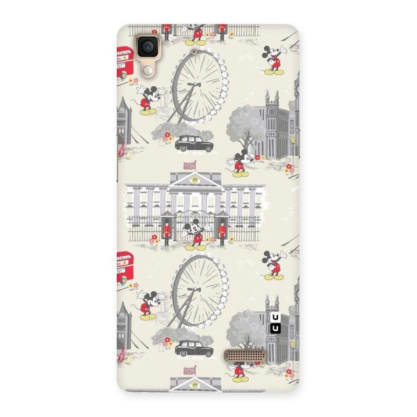 City Tour Pattern Back Case for Oppo R7