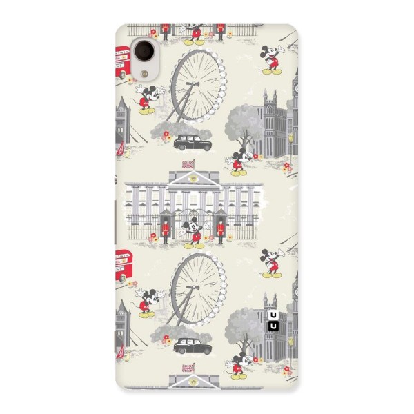 City Tour Pattern Back Case for Sony Xperia M4