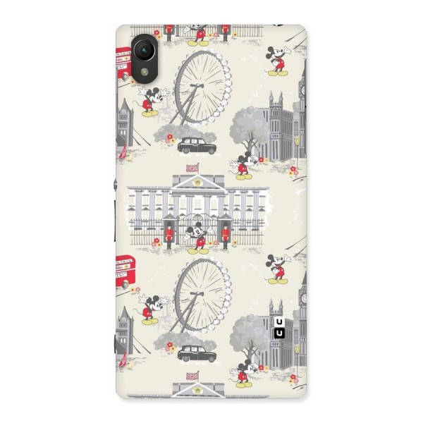 City Tour Pattern Back Case for Sony Xperia Z1