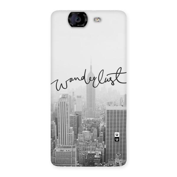 City Wanderlust Monochrome Back Case for Canvas Knight A350