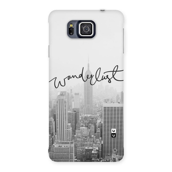 City Wanderlust Monochrome Back Case for Galaxy Alpha