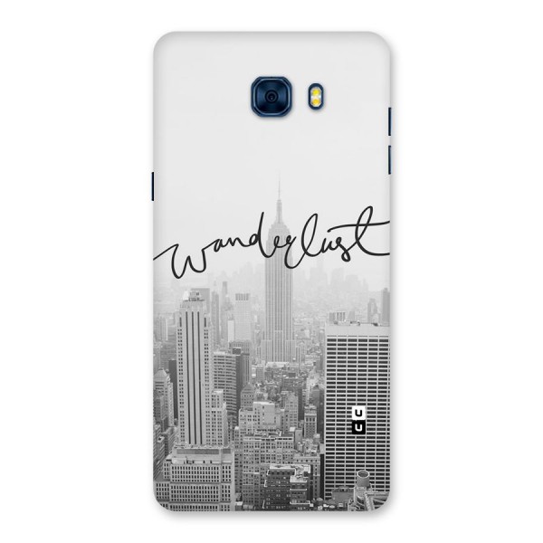 City Wanderlust Monochrome Back Case for Galaxy C7 Pro