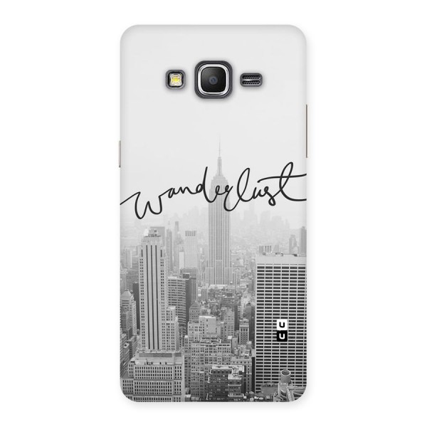 City Wanderlust Monochrome Back Case for Galaxy Grand Prime