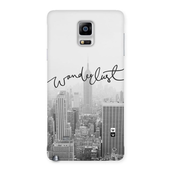 City Wanderlust Monochrome Back Case for Galaxy Note 4