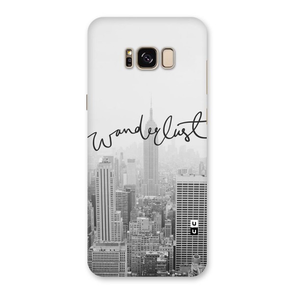 City Wanderlust Monochrome Back Case for Galaxy S8 Plus