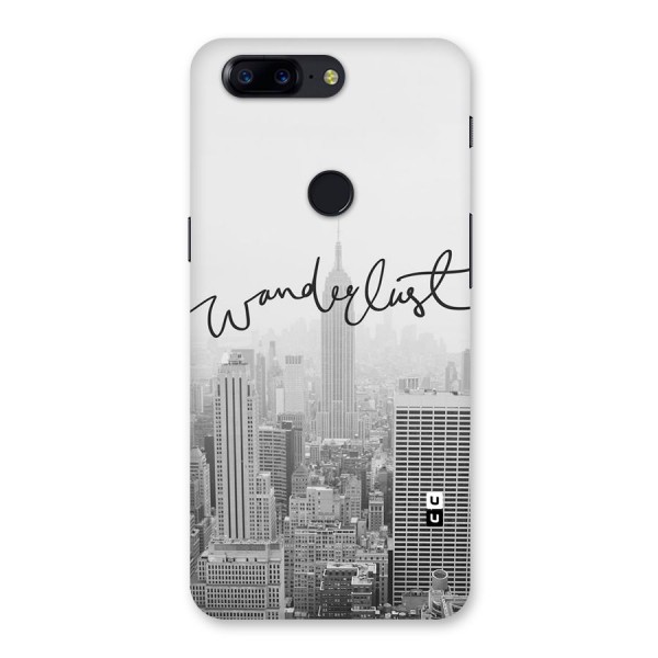 City Wanderlust Monochrome Back Case for OnePlus 5T