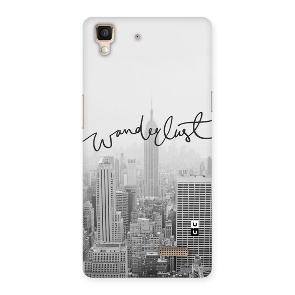 City Wanderlust Monochrome Back Case for Oppo R7