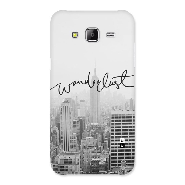 City Wanderlust Monochrome Back Case for Samsung Galaxy J5