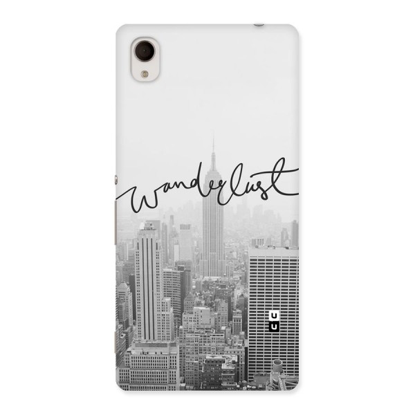 City Wanderlust Monochrome Back Case for Sony Xperia M4