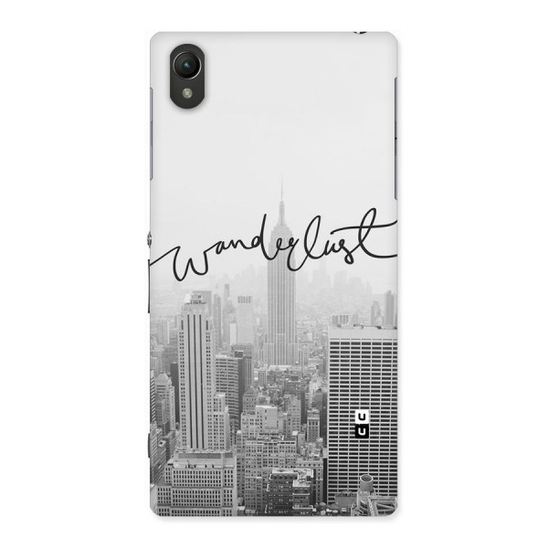 City Wanderlust Monochrome Back Case for Sony Xperia Z1