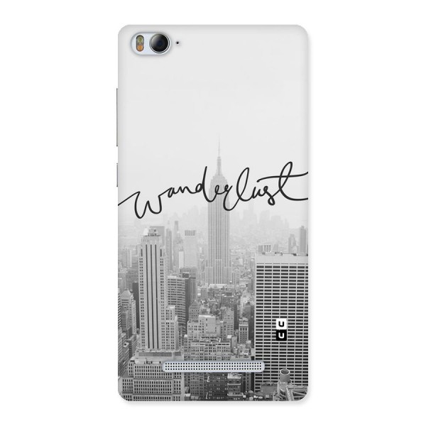 City Wanderlust Monochrome Back Case for Xiaomi Mi4i