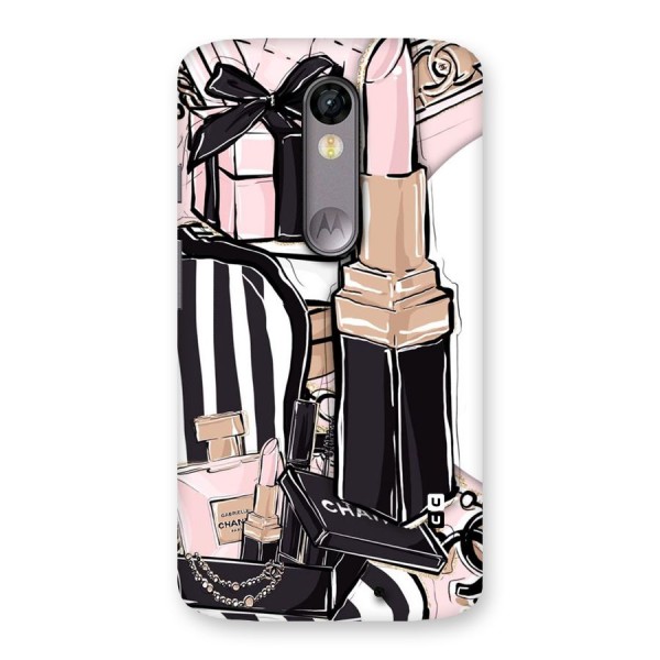 Class Girl Design Back Case for Moto X Force