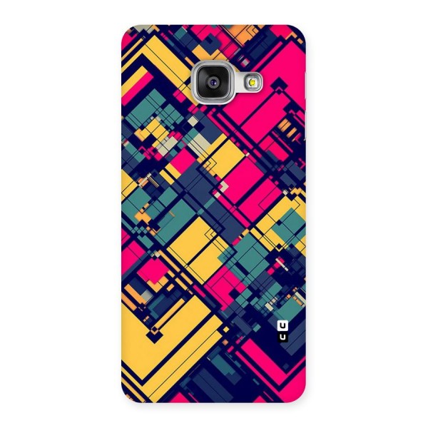 Classic Abstract Coloured Back Case for Galaxy A3 2016