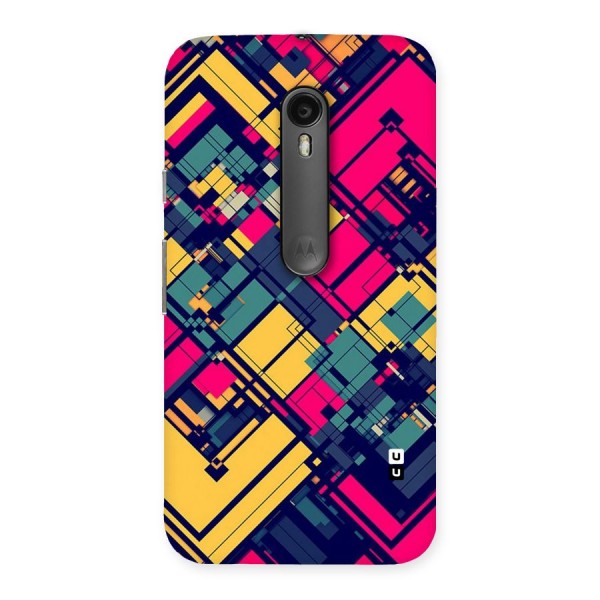 Classic Abstract Coloured Back Case for Moto G3