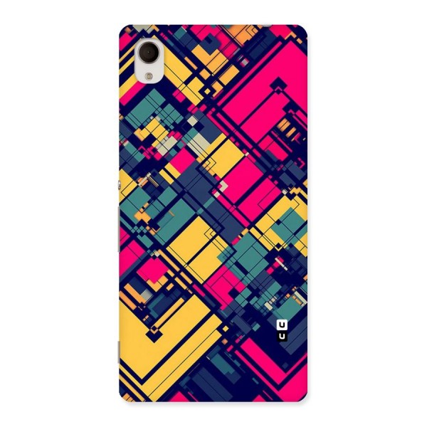 Classic Abstract Coloured Back Case for Sony Xperia M4