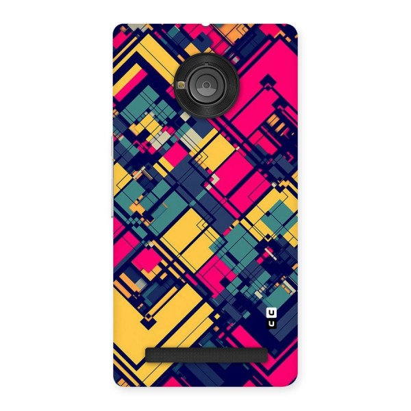 Classic Abstract Coloured Back Case for Yu Yuphoria