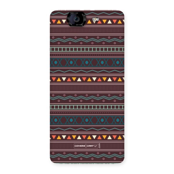 Classic Aztec Pattern Back Case for Canvas Knight A350