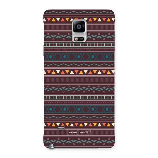 Classic Aztec Pattern Back Case for Galaxy Note 4