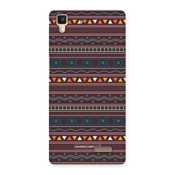 Classic Aztec Pattern Back Case for Oppo R7