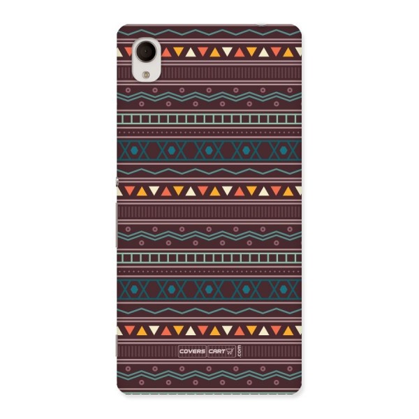 Classic Aztec Pattern Back Case for Sony Xperia M4