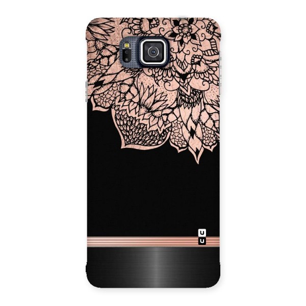 Classic Black Sleak Design Back Case for Galaxy Alpha