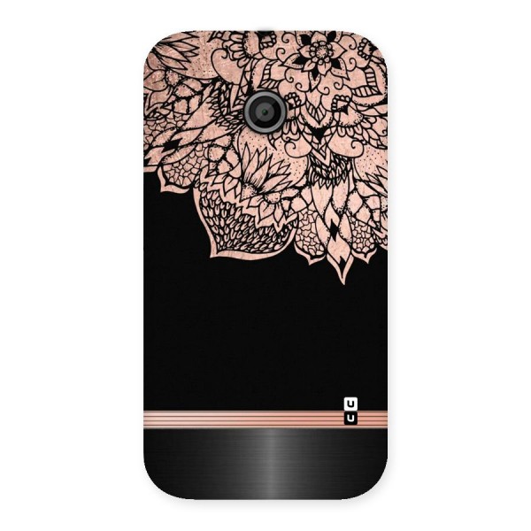 Classic Black Sleak Design Back Case for Moto E