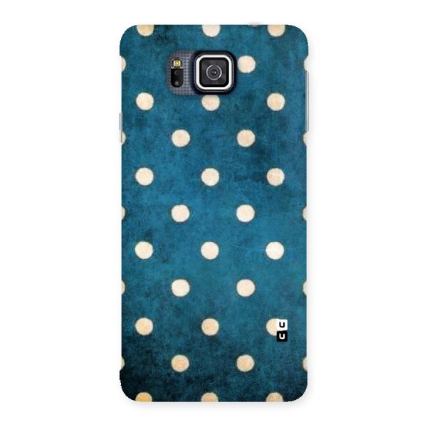 Classic Blue Polka Back Case for Galaxy Alpha