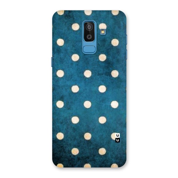 Classic Blue Polka Back Case for Galaxy J8