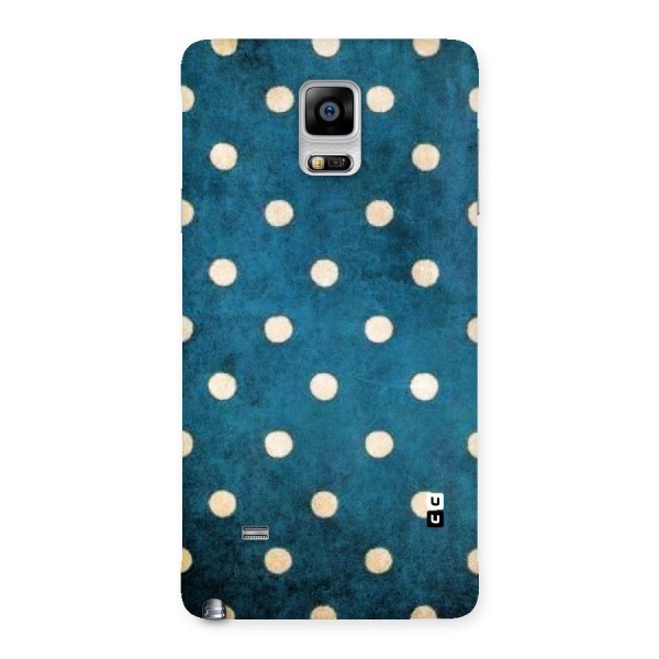 Classic Blue Polka Back Case for Galaxy Note 4