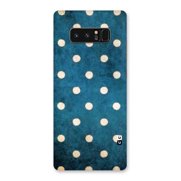 Classic Blue Polka Back Case for Galaxy Note 8