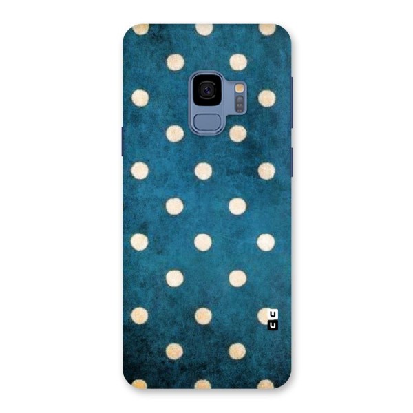 Classic Blue Polka Back Case for Galaxy S9