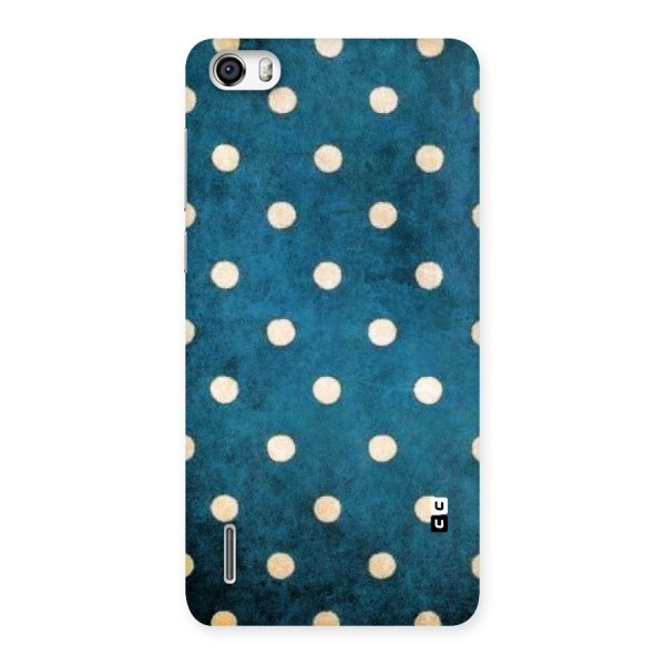 Classic Blue Polka Back Case for Honor 6