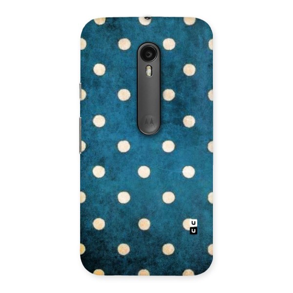 Classic Blue Polka Back Case for Moto G3