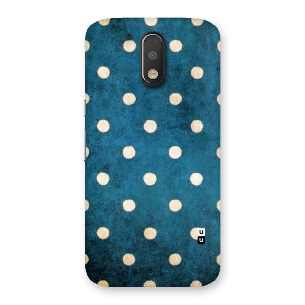 Classic Blue Polka Back Case for Motorola Moto G4