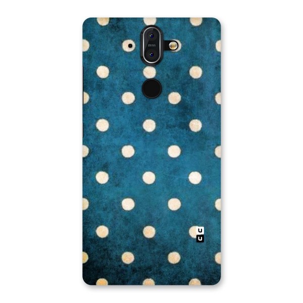 Classic Blue Polka Back Case for Nokia 8 Sirocco