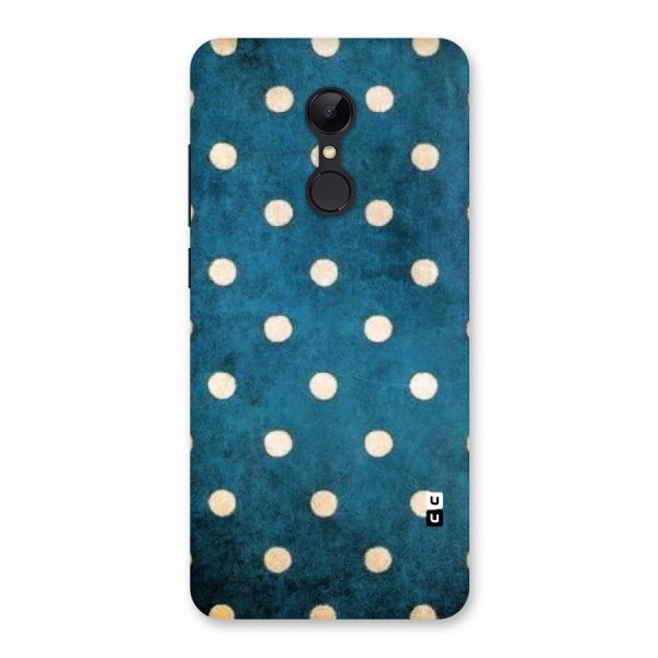 Classic Blue Polka Back Case for Redmi 5