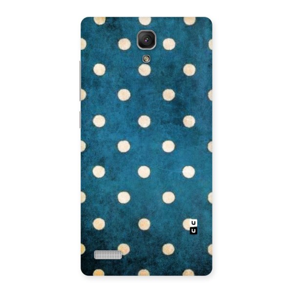 Classic Blue Polka Back Case for Redmi Note