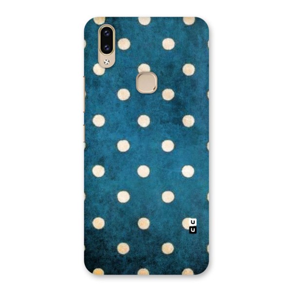 Classic Blue Polka Back Case for Vivo V9