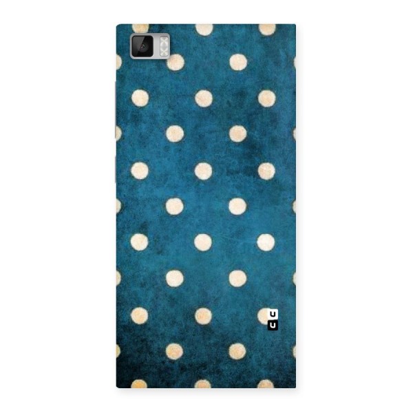 Classic Blue Polka Back Case for Xiaomi Mi3