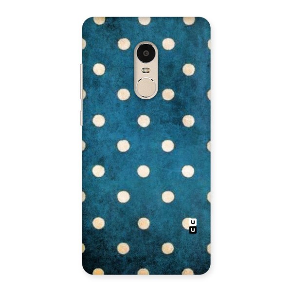 Classic Blue Polka Back Case for Xiaomi Redmi Note 4