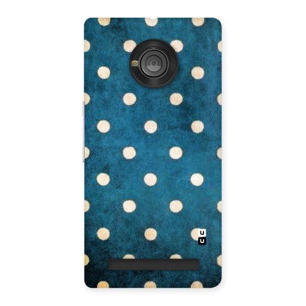 Classic Blue Polka Back Case for Yu Yuphoria