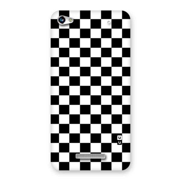 Classic Check Back Case for Micromax Hue 2